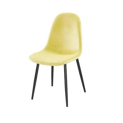 Metal Legs Chair with Fabric Seat High Quality Chair for Table Set