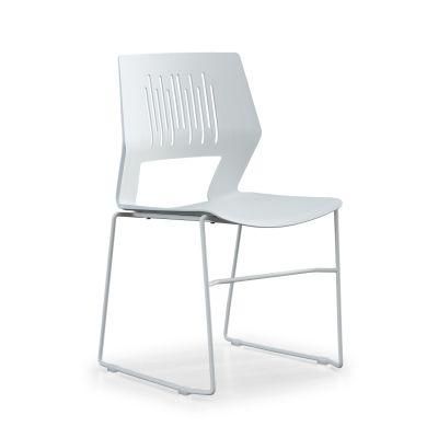 Restaurant and Dining Room Plastic Seat Metal Frame Chair