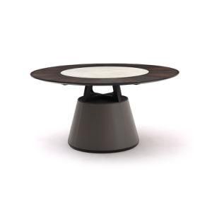 Marble Top Round Table with Susan Lazy (BRT3101)