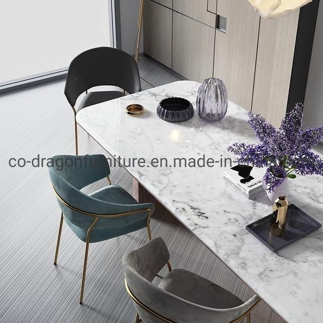 Hot Sale Luxury Metal Velvet Dining Chair for Dining Furniture