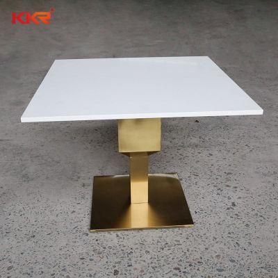 Wholesale Artificial Stone White Marble Modern Coffee Table