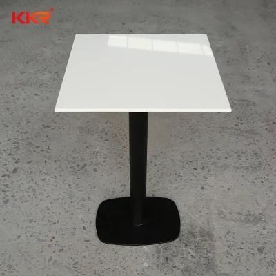 Wholesale White Marble Small Coffee Table Solid Surface