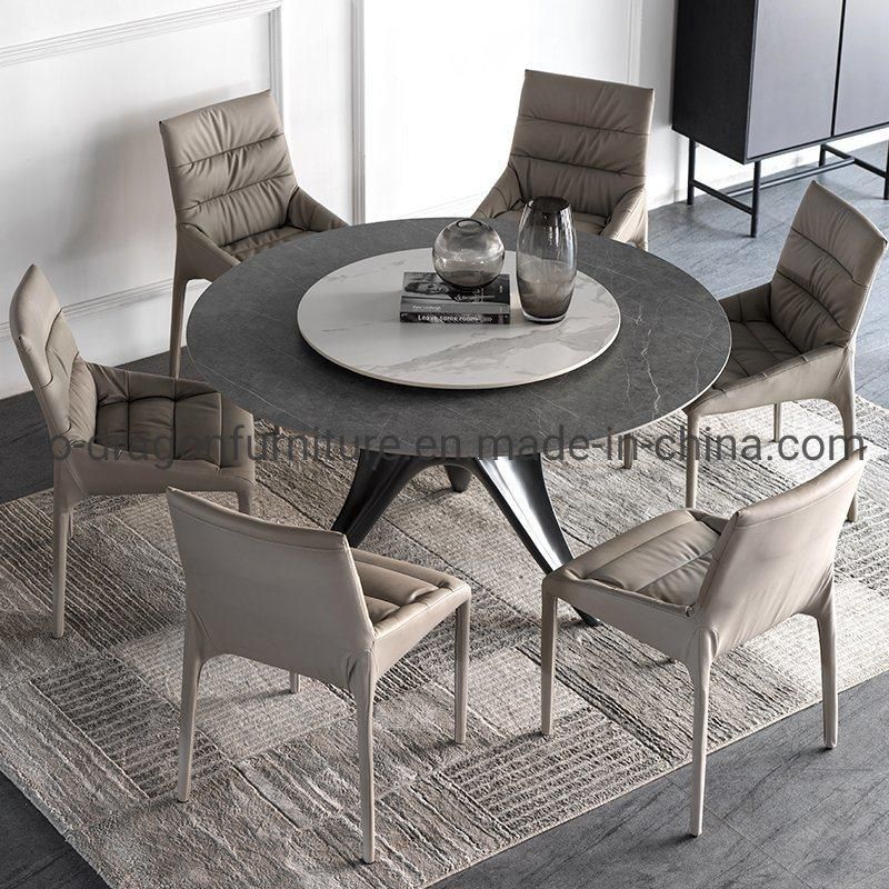Unique Design Dining Table with Marble Top for Dining Furniture