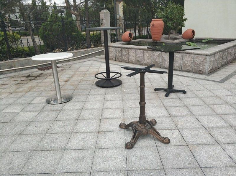 China Factory Restaurant Furniture Round Tables Metal Furniture Legs