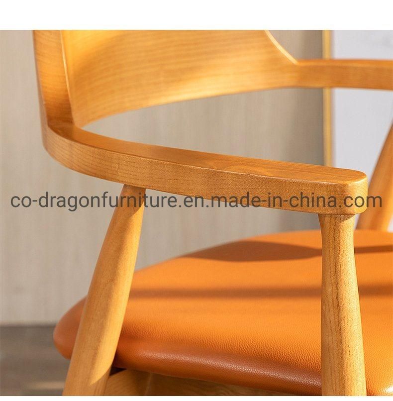 New Design Wholesale Home Furniture Wooden Dining Chair with Arm