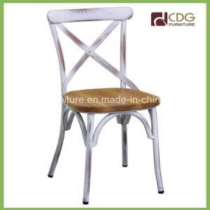 657-H45-Stw Design Armless Metal Legs Restaurant Chair