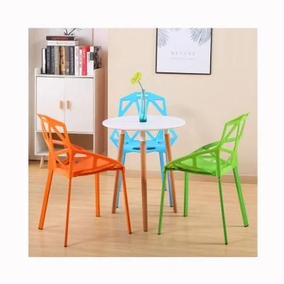 Plastic Chairs Acrylic Chair for School Wholesaledinning Table Set Dining Room Furniture PP Wood Cafe Chair Modern