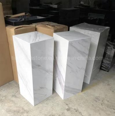 Marble Display Cube Retail Display Stand Plinth 5 Side Boxes