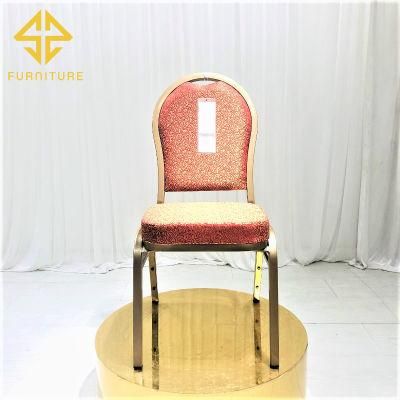 Hot Sale Elegant Wedding Furniture Stainless Steel Hotel Chair