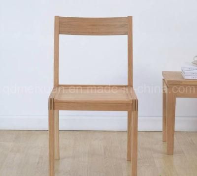 Oak Solid Wood Dining Chairs Modern Dining Chairs Computer Chairs Leather Chairs (M-X2502)