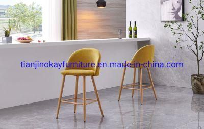 2021 Luxury Nordic Modern Best Seller Fabric Bar Stool Bar Chairs for Kitchen and Bar Store
