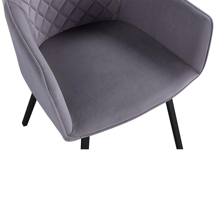 Wholesale Nordic Velvet Upholstered Upholstery Dining Chair Set Modern Dinner Room Restaurant Furniture Luxury Dining Chair