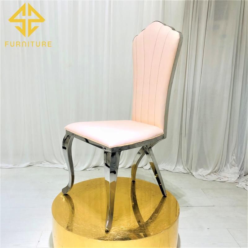 Elegant Hotel Banquet Furniture Upholstered Velvet Gold Dining Chair