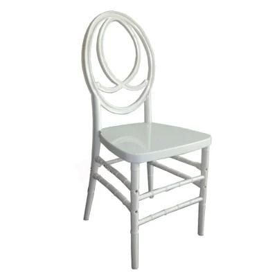 White Bamboo Phoenix Chair PP Wedding Resin Silla De Phoenix Double Brace Modern Dining Chair