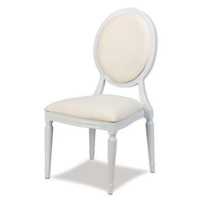 Top Furniture Middle East Aluminium White PU Leather Party Chairs