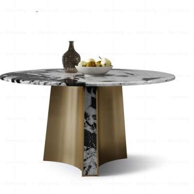 Wholesale 150cm Earopean Stainless Steel Round Dining Table