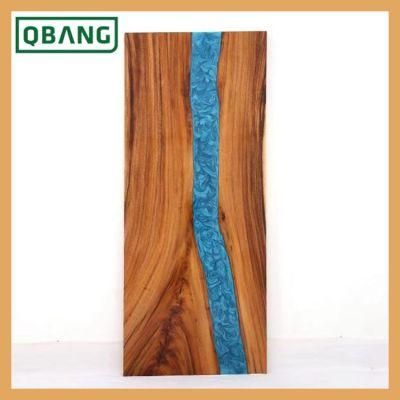 Wooden Slab Table Top River Table Solid Wood Clear Epoxy Resin Table