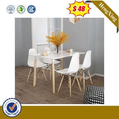 Cheap Price Modern Living Room Dining Furniture Set Restaurant Wooden Dining Table