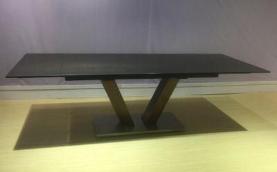 Modern New Style Glass Ceramic Dining Table Set for Home
