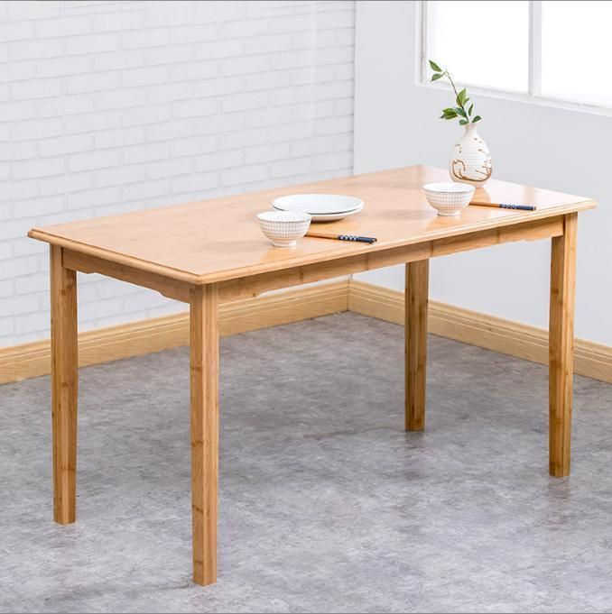 Nanzhu Rectangular Table Simple Household Long Dining Table