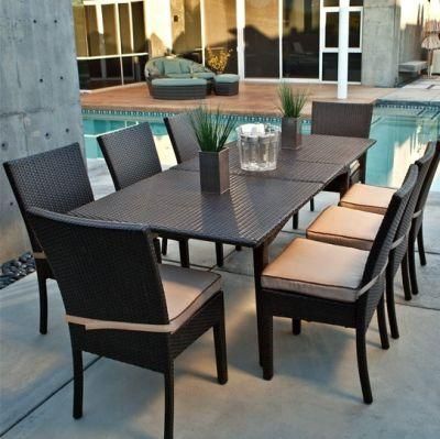 Rattan Restaurant Dining Chair and Table Set