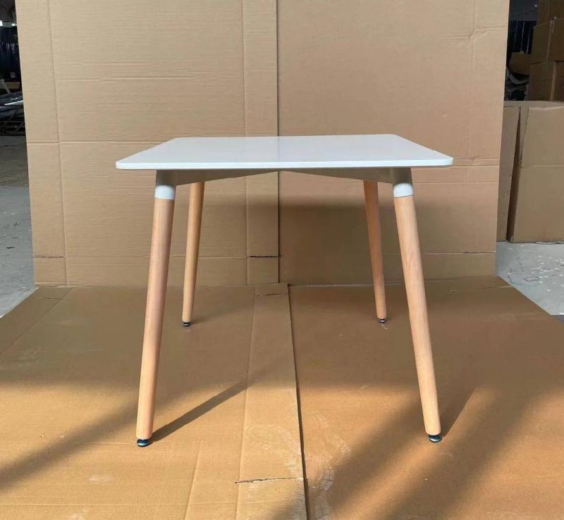 New Design MDF Modern Dining Room Set Dining Room Furniture Square Dining Table