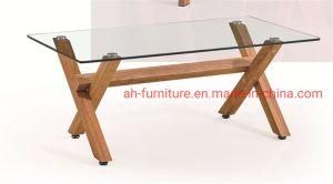 Glass Top Metal Tube Dining Room Furniture Dining Table