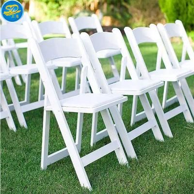 Outdoor Wedding Event Party Furniture Folding White Resin Wimbledon Chair