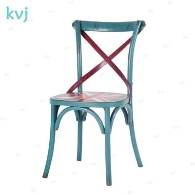 Kvj-7004 UK Style Dining Room Solid Wood Crossback Chair