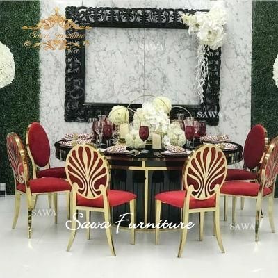 China Factory Wholesale Stainless Steel Modern Restaurant Banquet Chair for Wedding Event