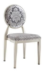 Hot Sale Cheap Price Round Back Wedding Chair in Aluminum Frame