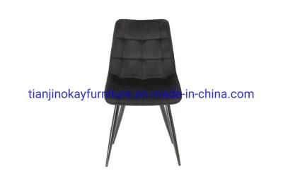 Hot Sale Dining Room Furniture Different Colors Optional Nordic Cheap Dining Chairs Velvet Wholesale
