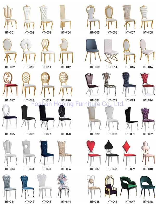 Silver Chair Wholesale Cheap PU Stainless Steel Leg Dining Chair for Garden