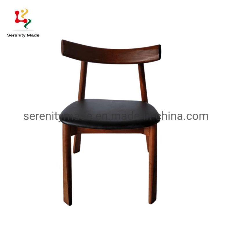 Nordic Furniture Solid Wood Frame Simple Back Dining Chair