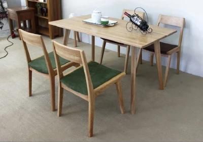 Oak Wood Dining Set Good Quality Restaurant Table with Chair (M-X1018)