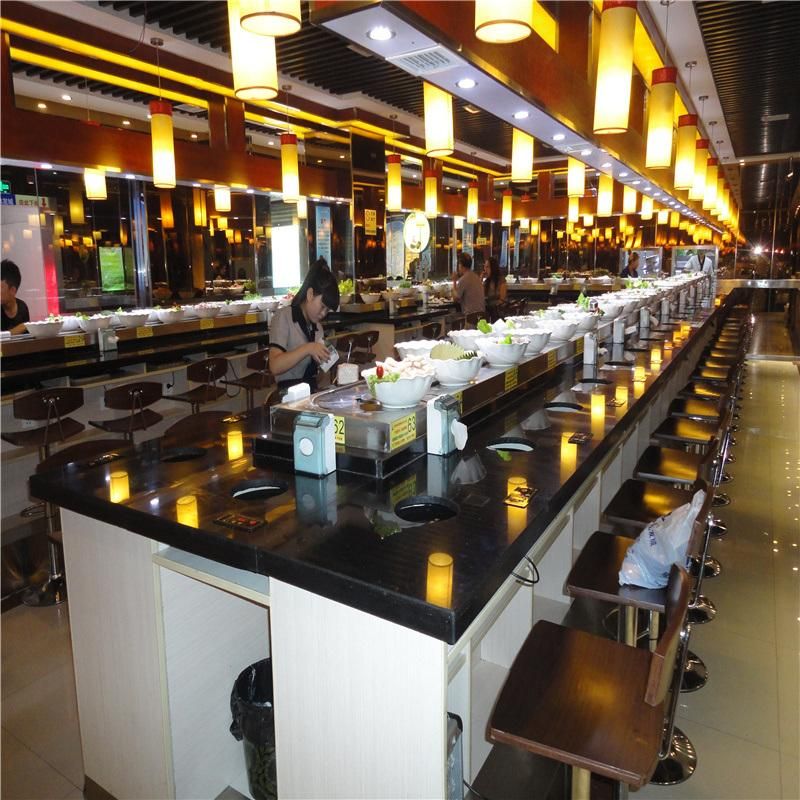 Sushi Conveyor Sushi Dining Table Rotary Conveyor Dining Table Hot Pot Dining Table