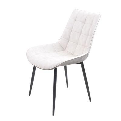 Dining Chairs Navy White Luxury Velvet Tufted Chair High Back Bailey Velvet Dining Chair with Metal Base