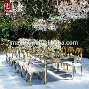 Luxury All Mirror Surface Dinning Table