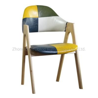 Wholesale Wood Frame Restaurant Chair with Beautiful Color Matching (SP-EC604)