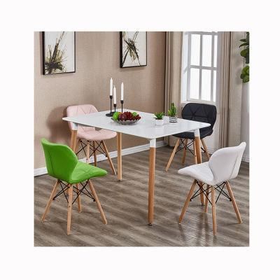 Chinese Contemporary Living Room Furniture Butterfly Chair Luxury Simple Modern Wood Dining Room Table and Chair Set
