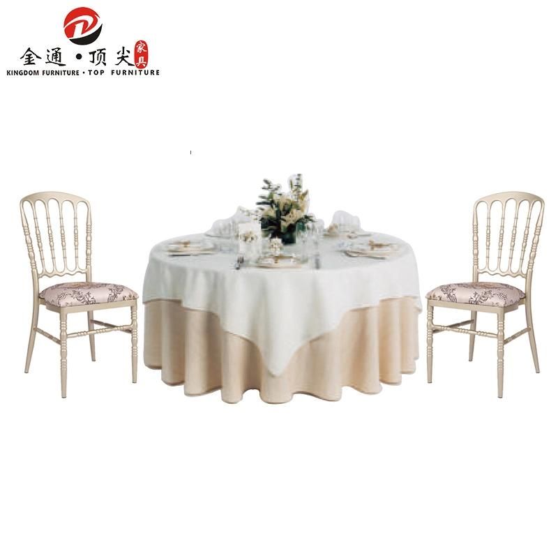 Wedding Furniture Wood Like Steel Luxury Banquet Chair Hotel