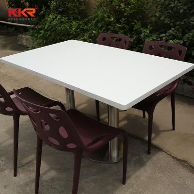 Restaurant Table Stone Acrylic Corian Solid Surface Coffee Tables