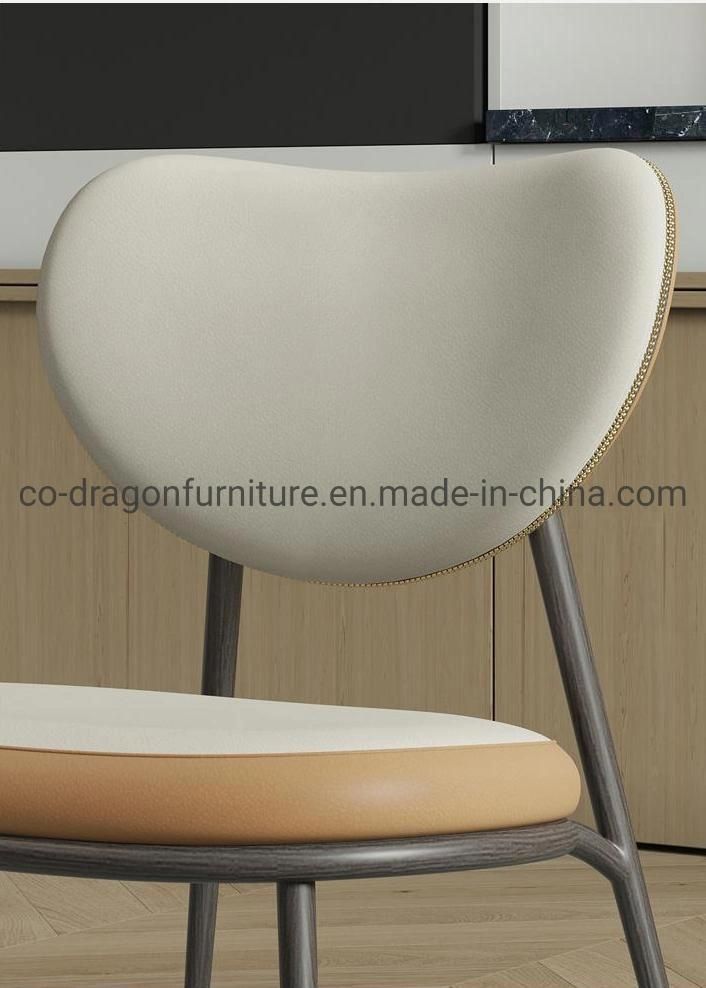 Fashion Design China Wholesale Home Furniture Steel Leather Dining Chair