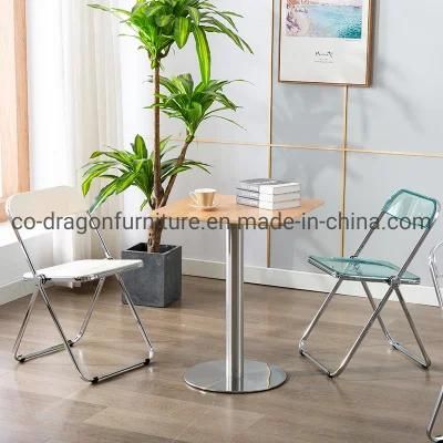 Hot Sales Metal Plastic Folding Dining Chair for Wedding Furniture