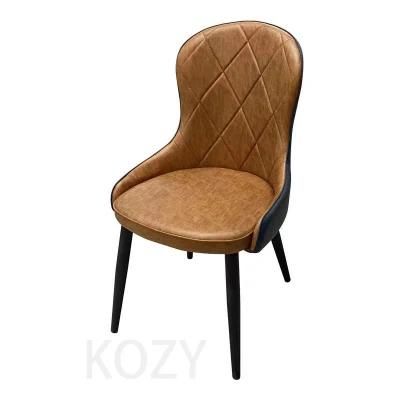 Modern PU Leather Dining Room Furniture Luxury Dining Chair