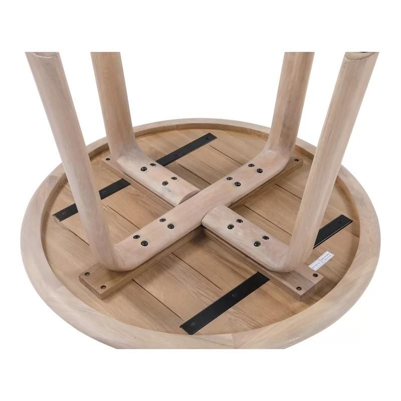 Wholesale Nordic Minimalist Original Solid Wood Home 4-Seater Round Dining Table Solid Wood Coffee Table Restaurant Banquet Conference Furniture Dining Table