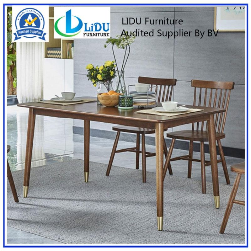 Solid Wood Vintage Table for Dining/ Home Furniture Wooden Table Contracted Style Modern Wood Dining Nursery Tables Chairs