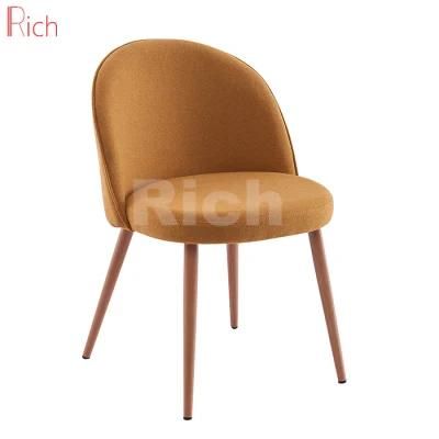 Wooden Legs Modern Furniture Fabric Dining Room Chairs