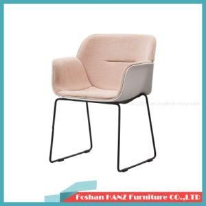 Plastic Armchair with Soft Bag Restaurant Furniture Chair