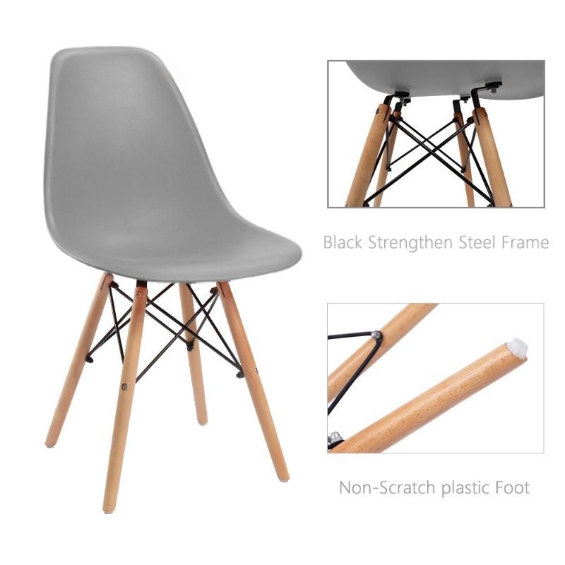 OEM Factory Cheap Price Plastic Dining Chairs Set Modern Restaurant Chairs Living Room Chairs